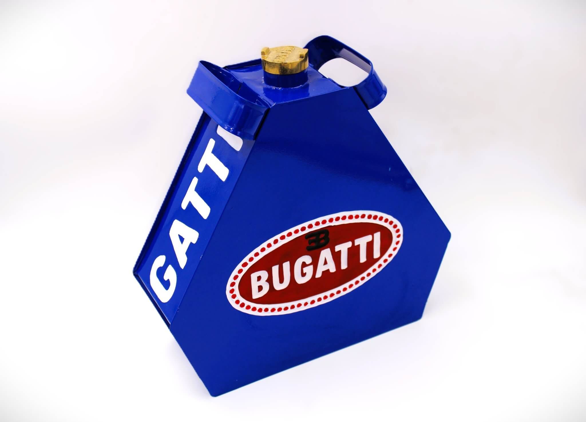 Bugatti Vintage Gas Can - Unique Man Cave Decor, Handmade Automotive Decor for Car Enthusiasts - Ben's Auto Decor