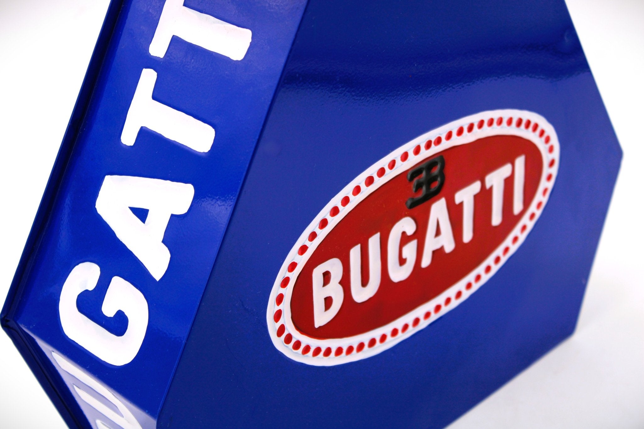 Bugatti Vintage Gas Can - Unique Man Cave Decor, Handmade Automotive Decor for Car Enthusiasts - Ben's Auto Decor