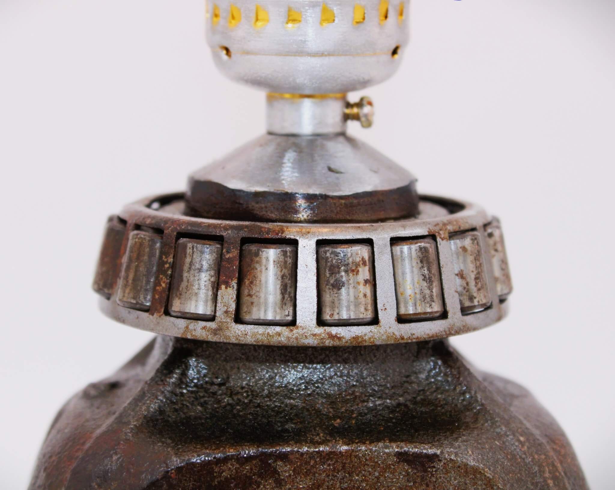Car Differential Lamp - Rear Diff Automotive Decor, Steampunk Lamp, Unique Upcycled Lighting - Ben's Auto Decor