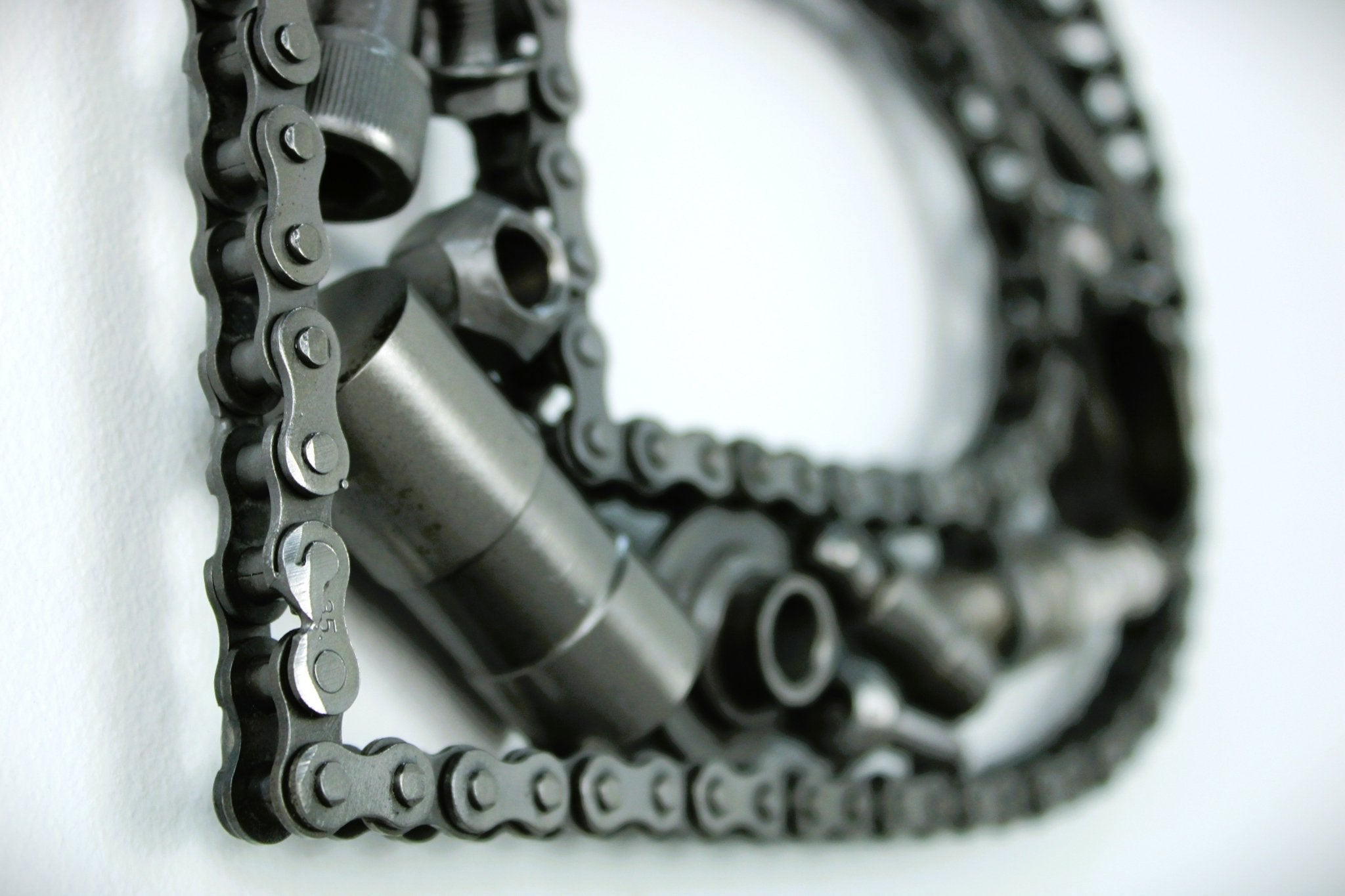 Car Part Letter B - Custom Handcrafted Letter Sign, Unique Automotive Decor, Car Enthusiast Gift - Ben's Auto Decor