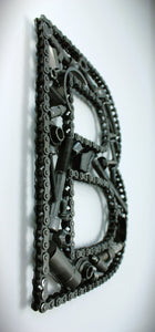 Car Part Letter B - Custom Handcrafted Letter Sign, Unique Automotive Decor, Car Enthusiast Gift - Ben's Auto Decor