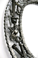 Load image into Gallery viewer, Car Part Letter C - Metal Automotive Wall Art, Unique Shelf Decor - Ben&#39;s Auto Decor
