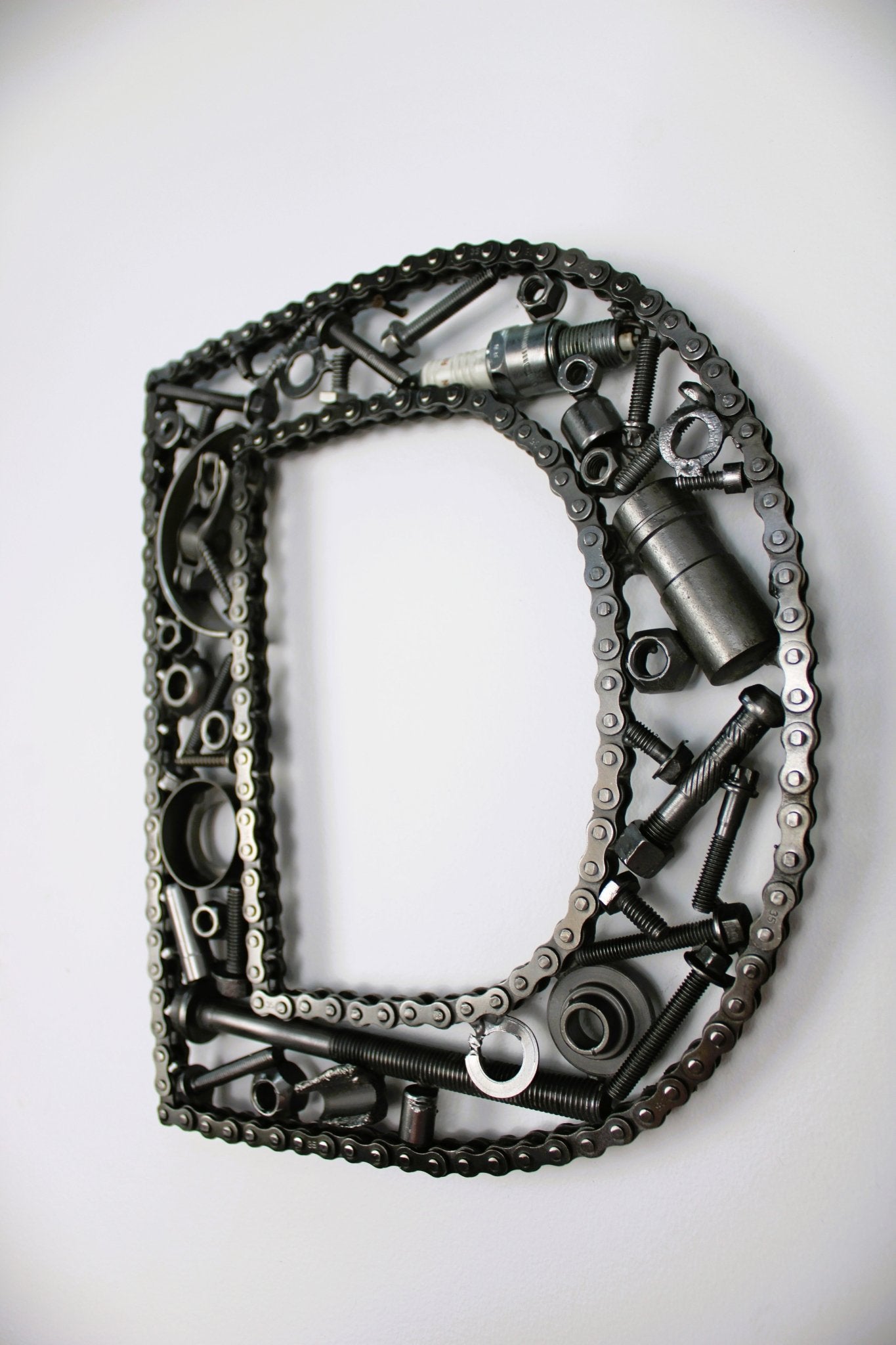 Car Part Letter D - Automotive Art, Garage Decor, Family Name Sign - Ben's Auto Decor