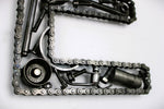 Load image into Gallery viewer, Car Part Letter E - Motorhead Gift, Unique Petrolhead Decor, Custom Metallic Wall Art - Ben&#39;s Auto Decor
