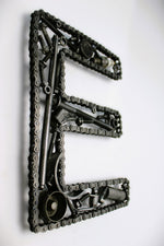 Load image into Gallery viewer, Car Part Letter E - Motorhead Gift, Unique Petrolhead Decor, Custom Metallic Wall Art - Ben&#39;s Auto Decor
