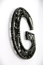 Load image into Gallery viewer, Car Part Letter G - Steampunk Decor, Motorhead Initial Sign, Automotive Wall Art - Ben&#39;s Auto Decor
