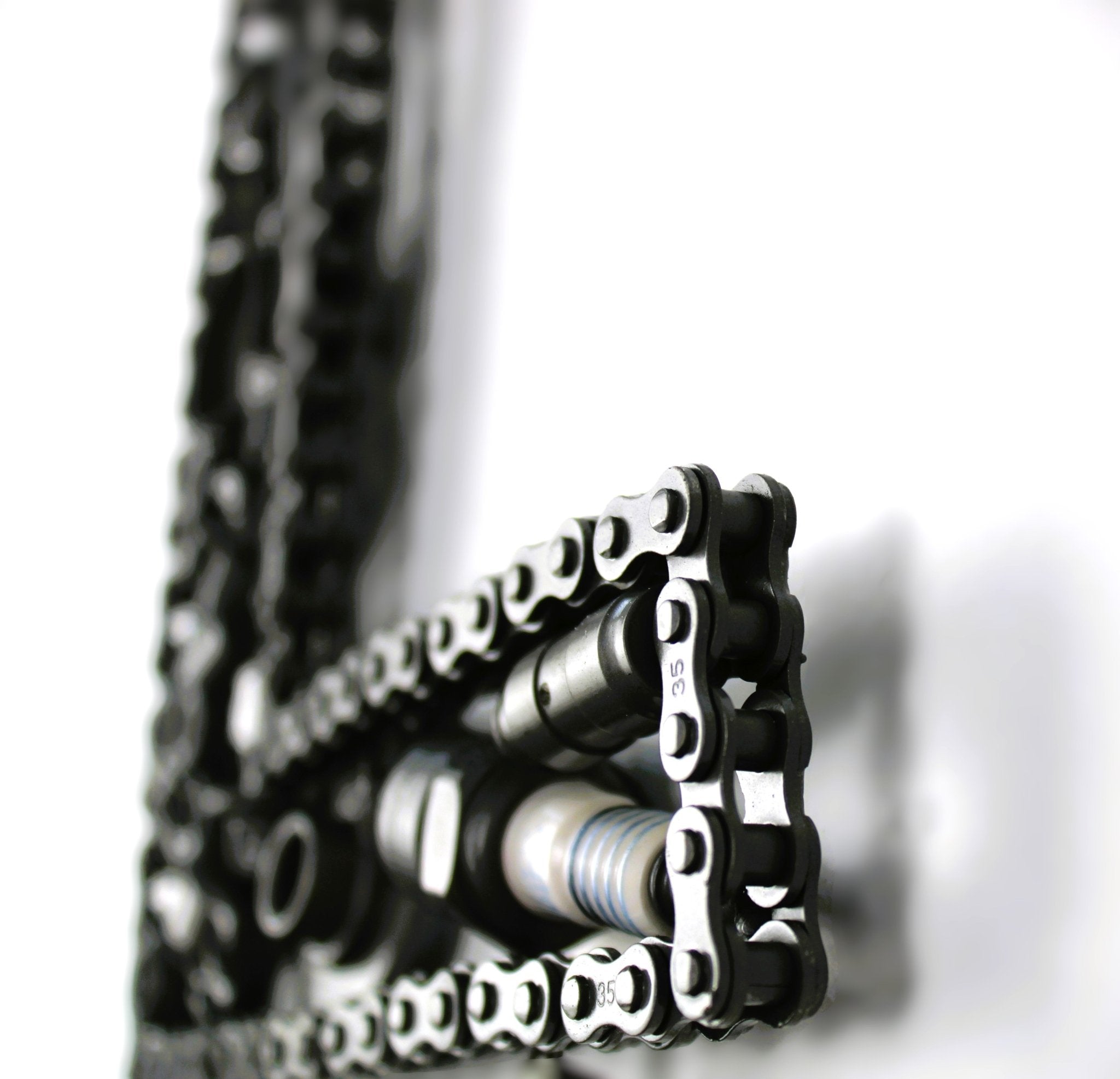 Car Part Letter L - Man Cave Wall Art, Steampunk Metal Last Name Sign - Ben's Auto Decor