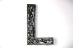 Load image into Gallery viewer, Car Part Letter L - Man Cave Wall Art, Steampunk Metal Last Name Sign - Ben&#39;s Auto Decor
