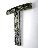 Load image into Gallery viewer, Car Part Letter T - Car Part Wall Hanging, Unique Gift for Husband, Automotive Decor - Ben&#39;s Auto Decor

