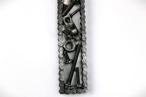 Car Part Letter T - Car Part Wall Hanging, Unique Gift for Husband, Automotive Decor - Ben's Auto Decor