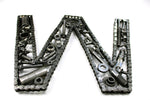 Load image into Gallery viewer, Car Part Letter W - Steampunk Engine Art, Unique Metal Wall Sculpture, Modern Name Sign - Ben&#39;s Auto Decor
