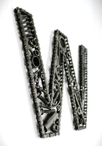 Load image into Gallery viewer, Car Part Letter W - Steampunk Engine Art, Unique Metal Wall Sculpture, Modern Name Sign - Ben&#39;s Auto Decor
