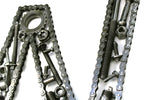 Load image into Gallery viewer, Car Part Letter W - Steampunk Engine Art, Unique Metal Wall Sculpture, Modern Name Sign - Ben&#39;s Auto Decor
