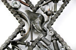 Load image into Gallery viewer, Car Part Letter X - Initial Sign, Repurposed Wall Art for Car Enthusiasts - Ben&#39;s Auto Decor
