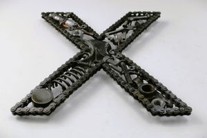 Car Part Letter X - Initial Sign, Repurposed Wall Art for Car Enthusiasts - Ben's Auto Decor