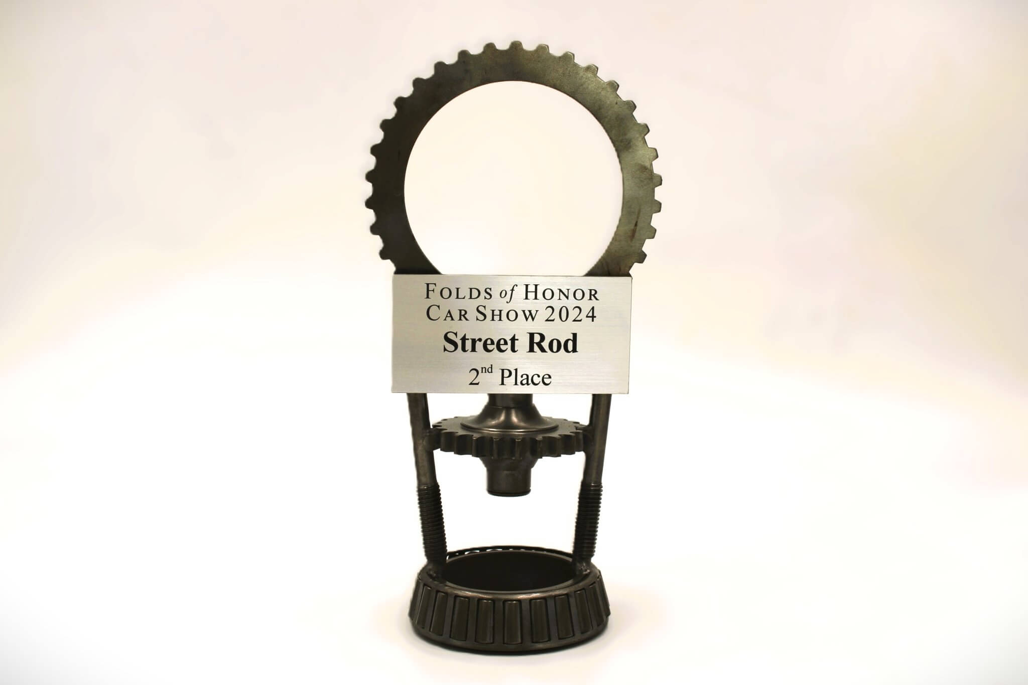 Car Part Trophies - Hand - Welded Awards for Car Shows and Events, Customized Design and Plaque, Steampunk Trophies - Ben's Auto Decor