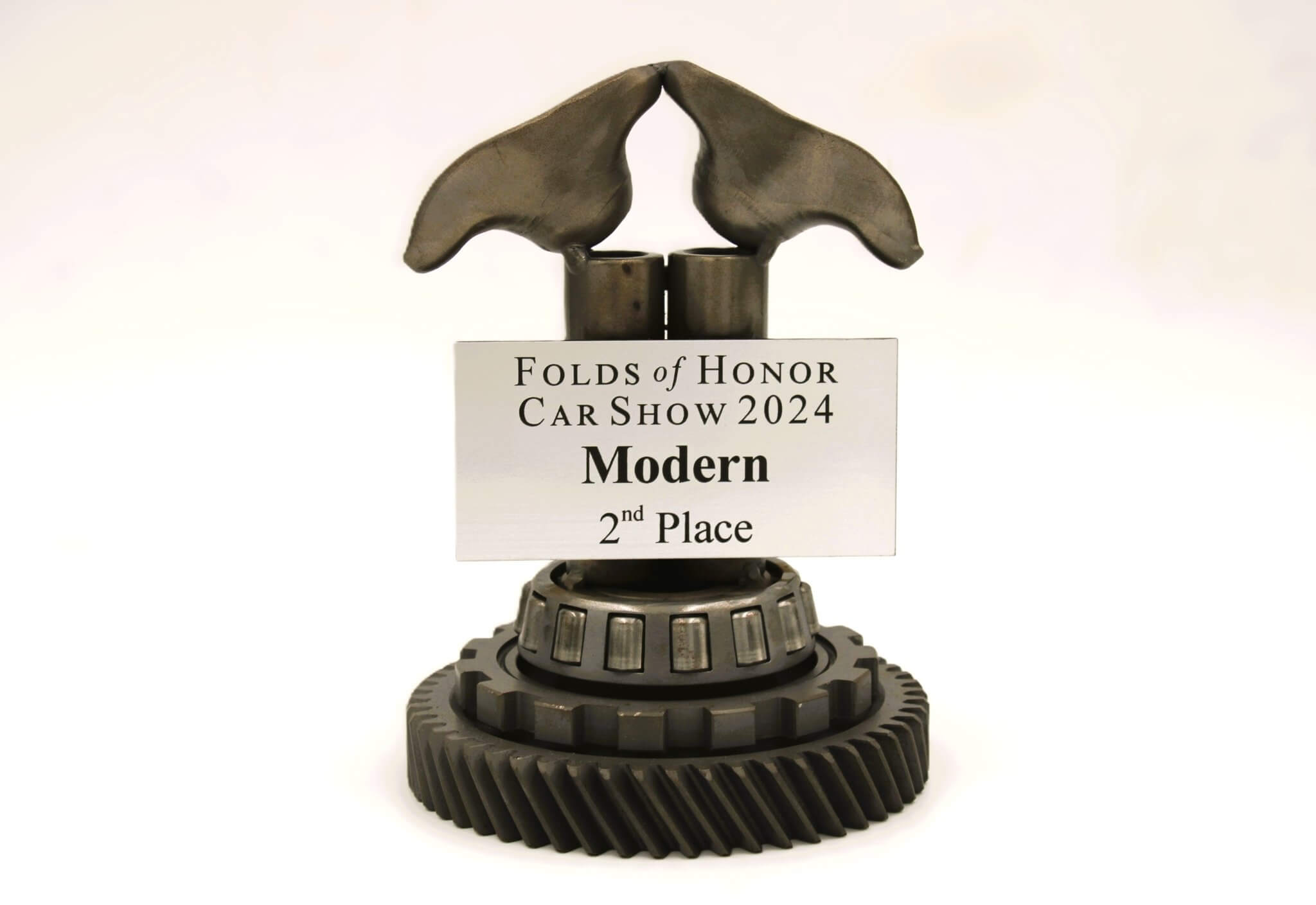 Car Part Trophies - Hand - Welded Awards for Car Shows and Events, Customized Design and Plaque, Steampunk Trophies - Ben's Auto Decor