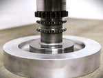 Load image into Gallery viewer, Crankshaft Table - Automotive Decor, Man Cave Furniture, Steampunk Decor, Round Table - Ben&#39;s Auto Decor
