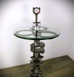 Load image into Gallery viewer, Crankshaft Table - Automotive Decor, Man Cave Furniture, Steampunk Decor, Round Table - Ben&#39;s Auto Decor
