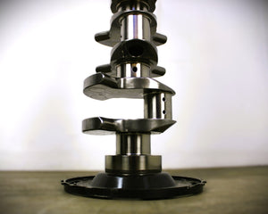 Crankshaft Table - Automotive Decor, Man Cave Furniture, Steampunk Decor, Round Table - Ben's Auto Decor
