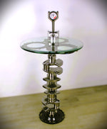 Load image into Gallery viewer, Crankshaft Table - Automotive Decor, Man Cave Furniture, Steampunk Decor, Round Table - Ben&#39;s Auto Decor
