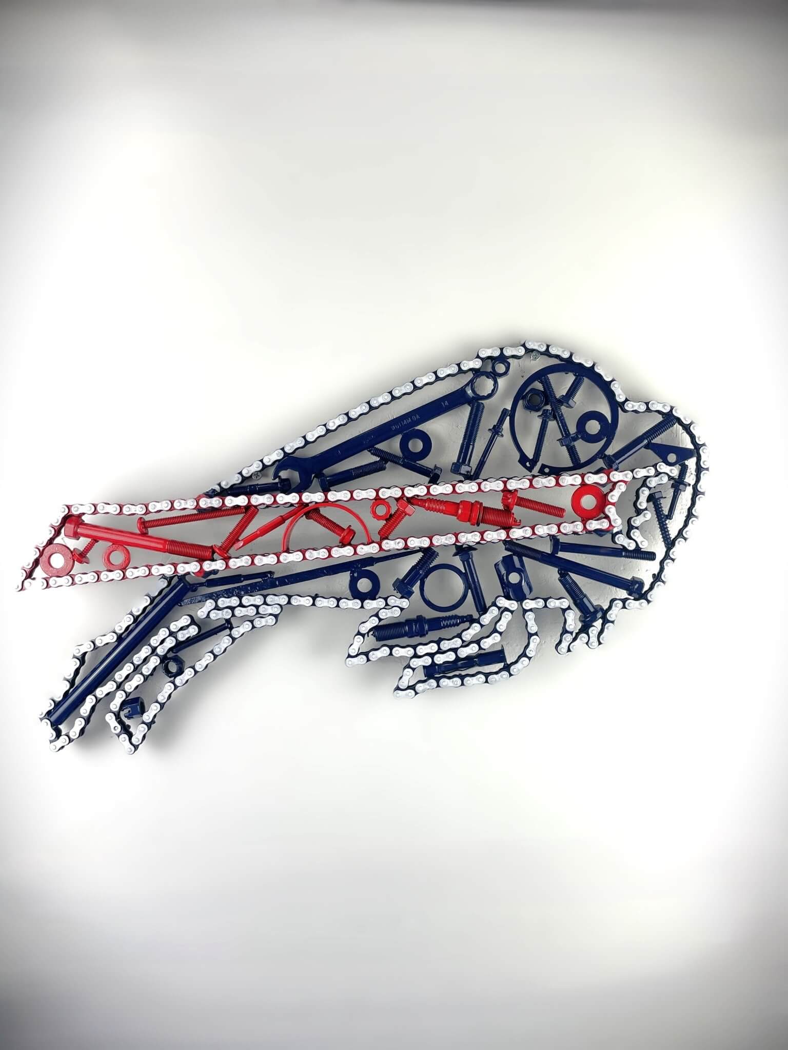 Custom Sports Team Logo Sign, Personalized Gearhead Gift, Man Cave Decor, Sport and Car Enthusiast Gift - Ben's Auto Decor