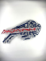Load image into Gallery viewer, Custom Sports Team Logo Sign, Personalized Gearhead Gift, Man Cave Decor, Sport and Car Enthusiast Gift - Ben&#39;s Auto Decor
