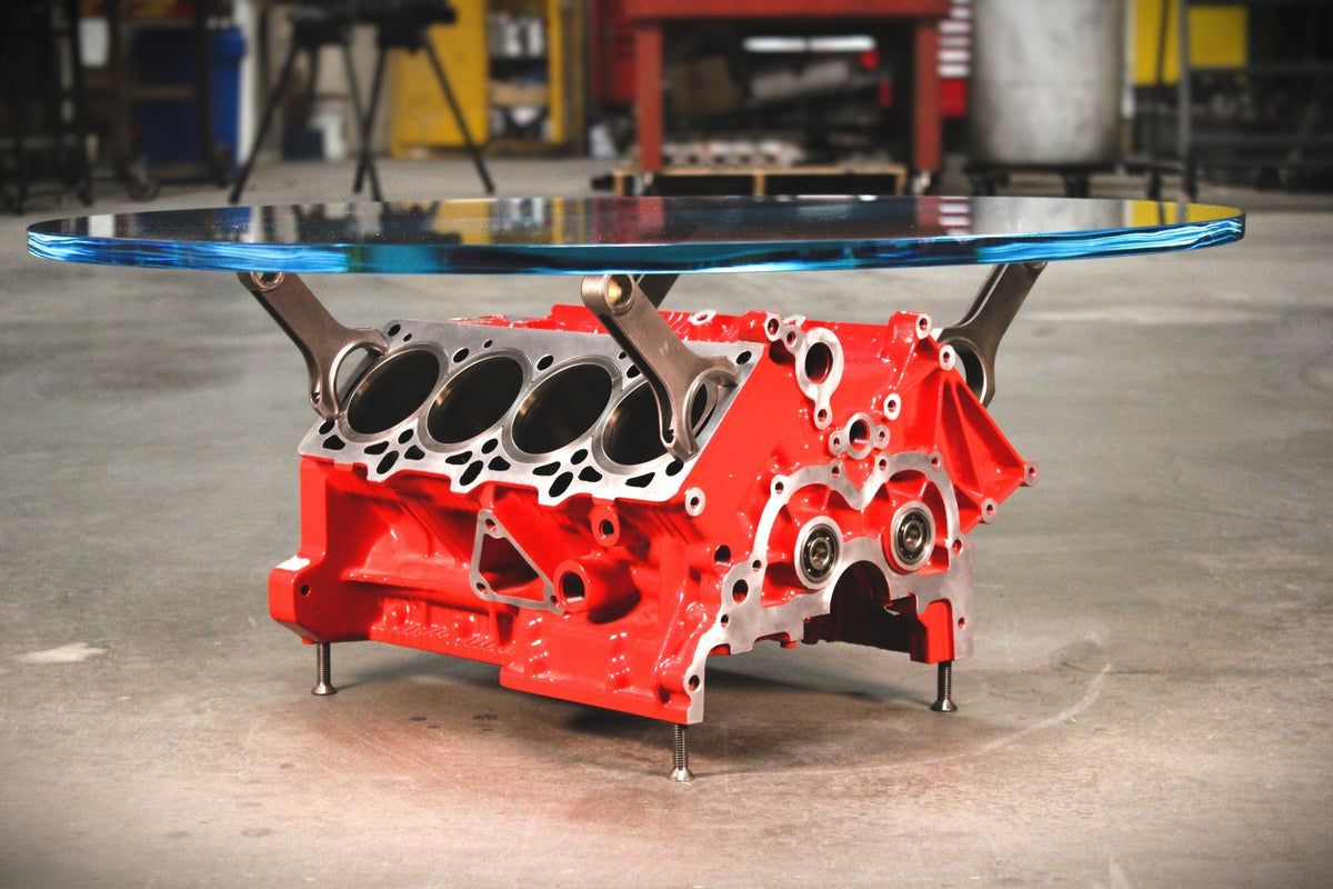 Ferrari 360 V8 Engine Coffee Table - Ben's Auto Decor