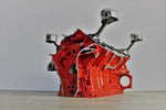 Load image into Gallery viewer, Ferrari Engine Block Coffee Table - Handcrafted Unique Automotive Decor, Man Cave Furniture - Ben&#39;s Auto Decor

