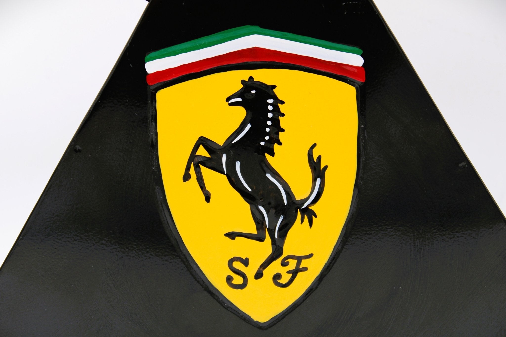 Ferrari Vintage Gas Can - Repurposed Decor, Ferrari Logo Art, Car Guy Gift - Ben's Auto Decor