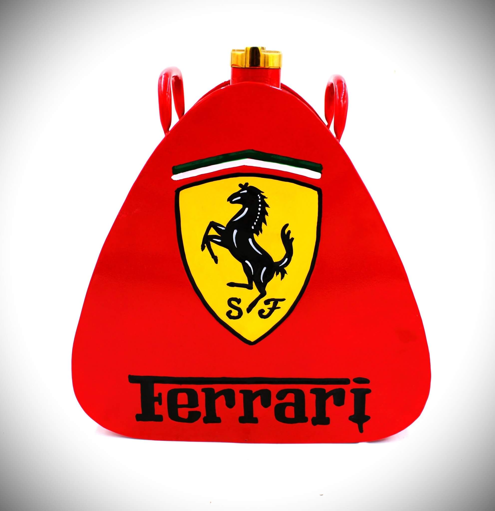 Ferrari Vintage - Style Fuel Gas Can – Hand - Painted & Limited Edition - Ben's Auto Decor