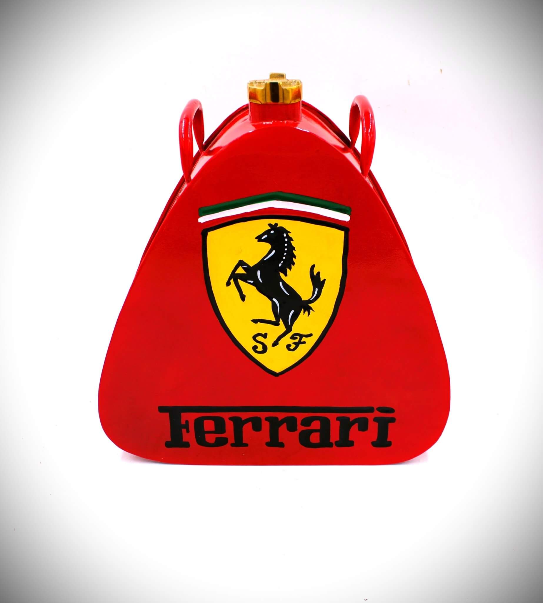 Ferrari Vintage - Style Fuel Gas Can – Hand - Painted & Limited Edition - Ben's Auto Decor