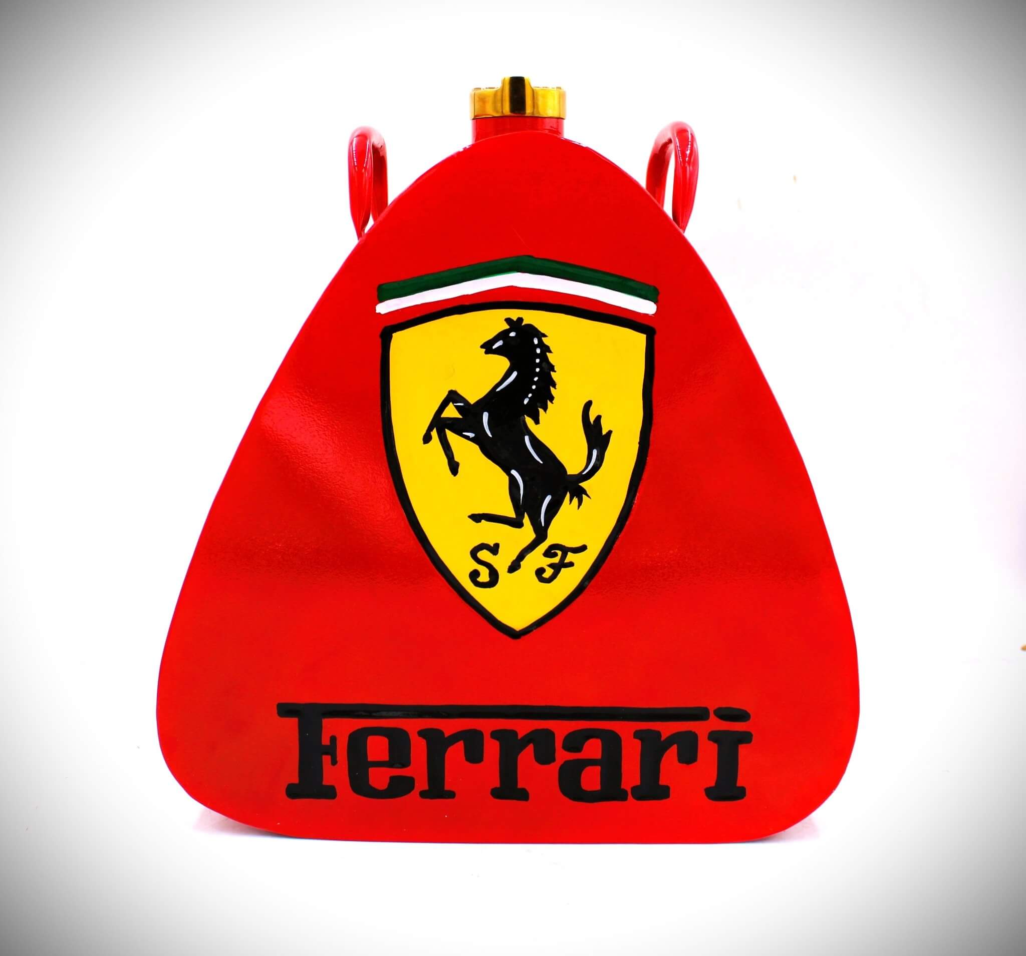 Ferrari Vintage - Style Fuel Gas Can – Hand - Painted & Limited Edition - Ben's Auto Decor