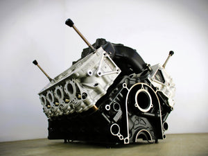 Ford FR9 NASCAR Engine Block Coffee Table - Handcrafted Unique Automotive Decor, Customizable Man Cave Furniture - Ben's Auto Decor