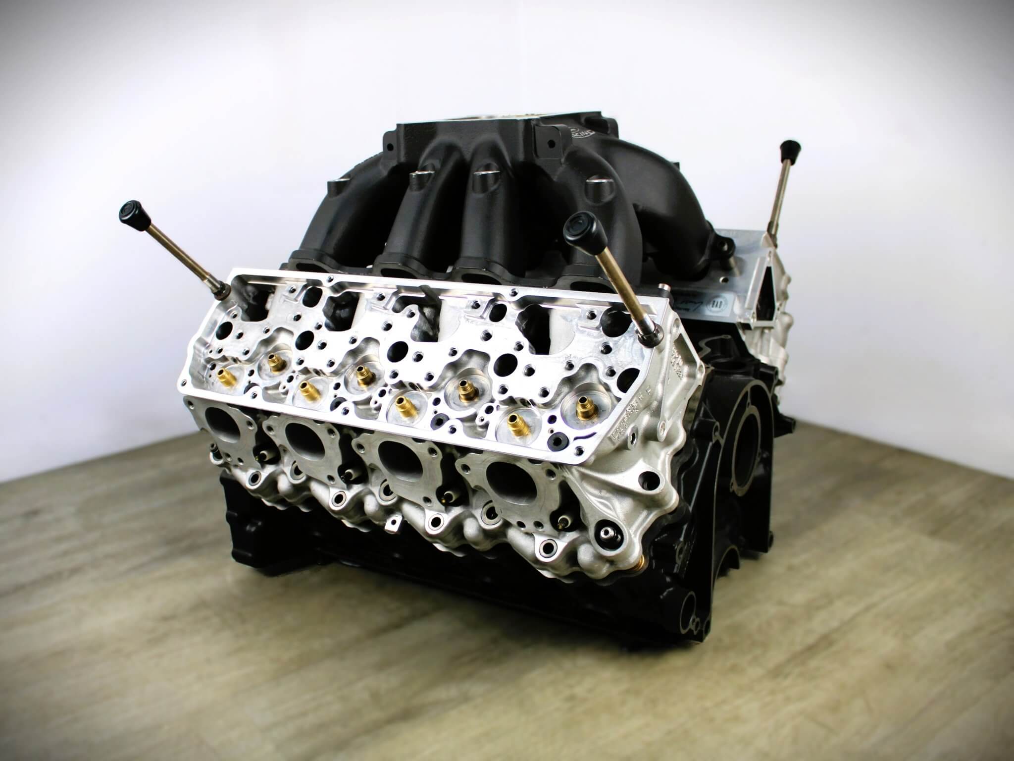 Ford FR9 NASCAR Engine Block Coffee Table - Handcrafted Unique Automotive Decor, Customizable Man Cave Furniture - Ben's Auto Decor