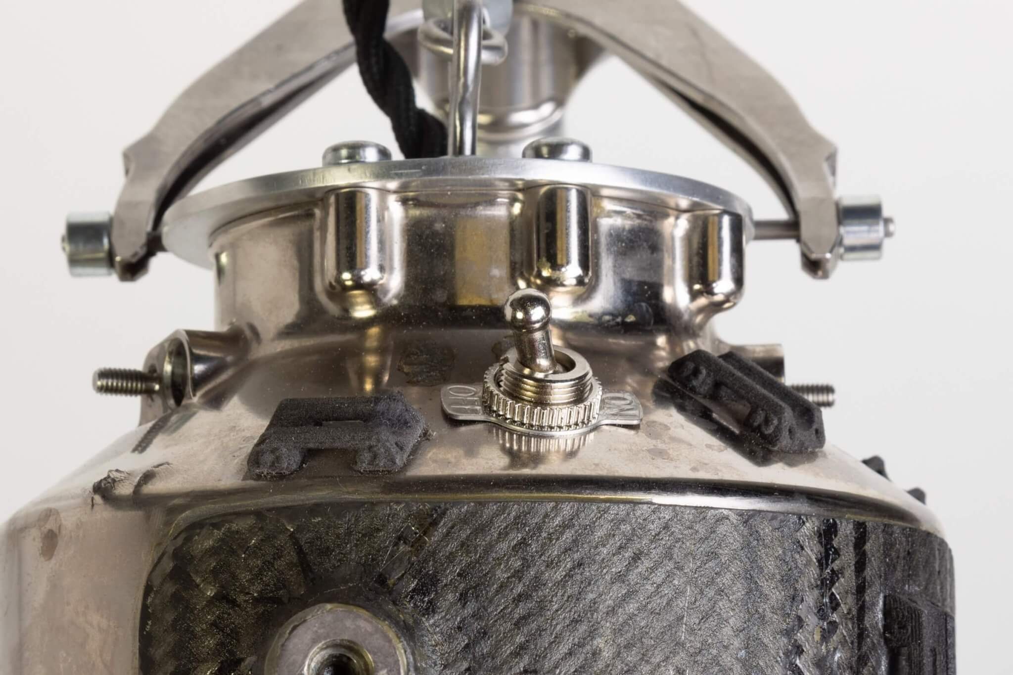 Formula 1 Clutch Housing Lamp - Race Car Decor Made from Authentic McLaren Engine Components - Ben's Auto Decor