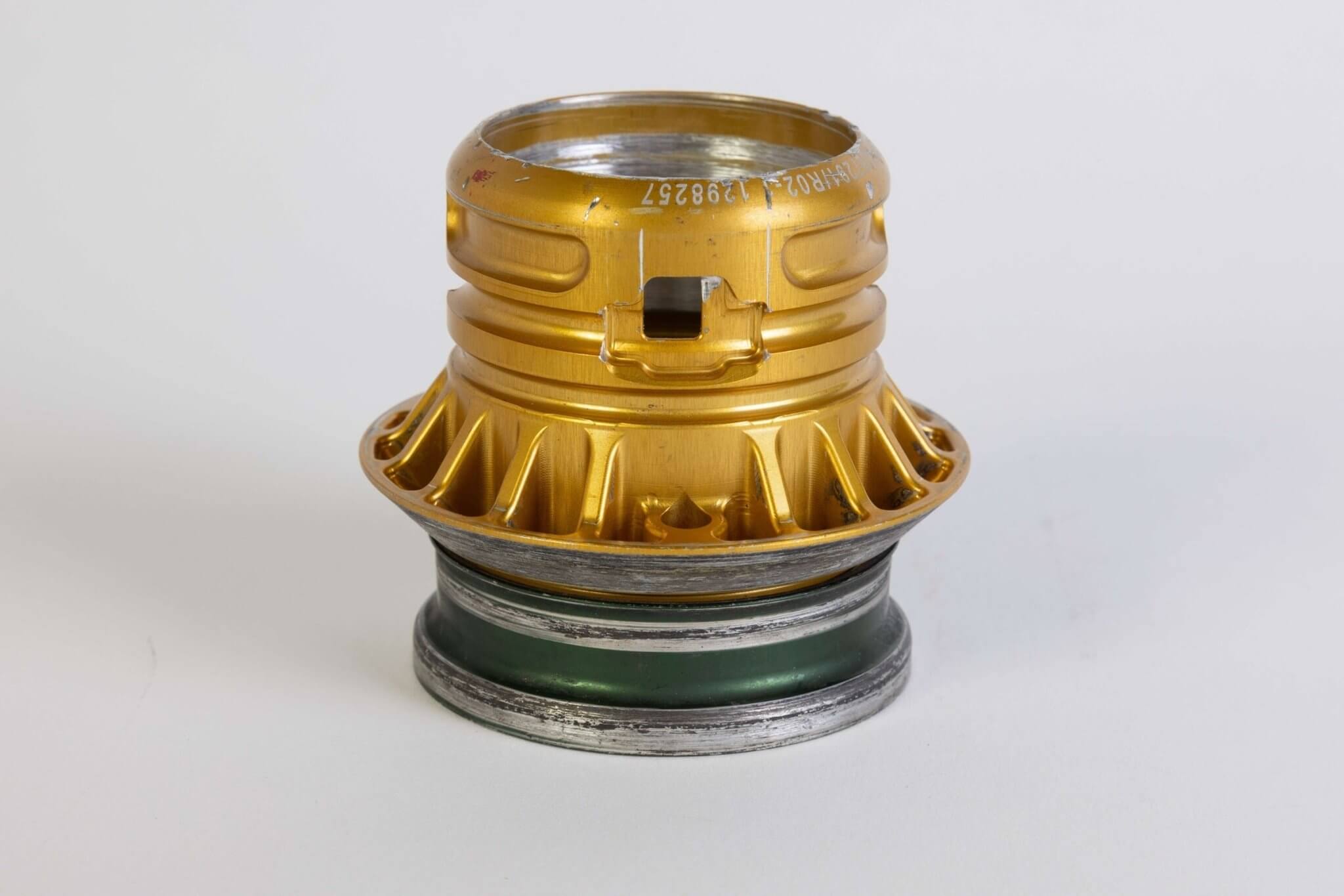 Gold Formula 1 Front Wheel Nut Pen Holder Automotive Art - Ben's Auto Decor