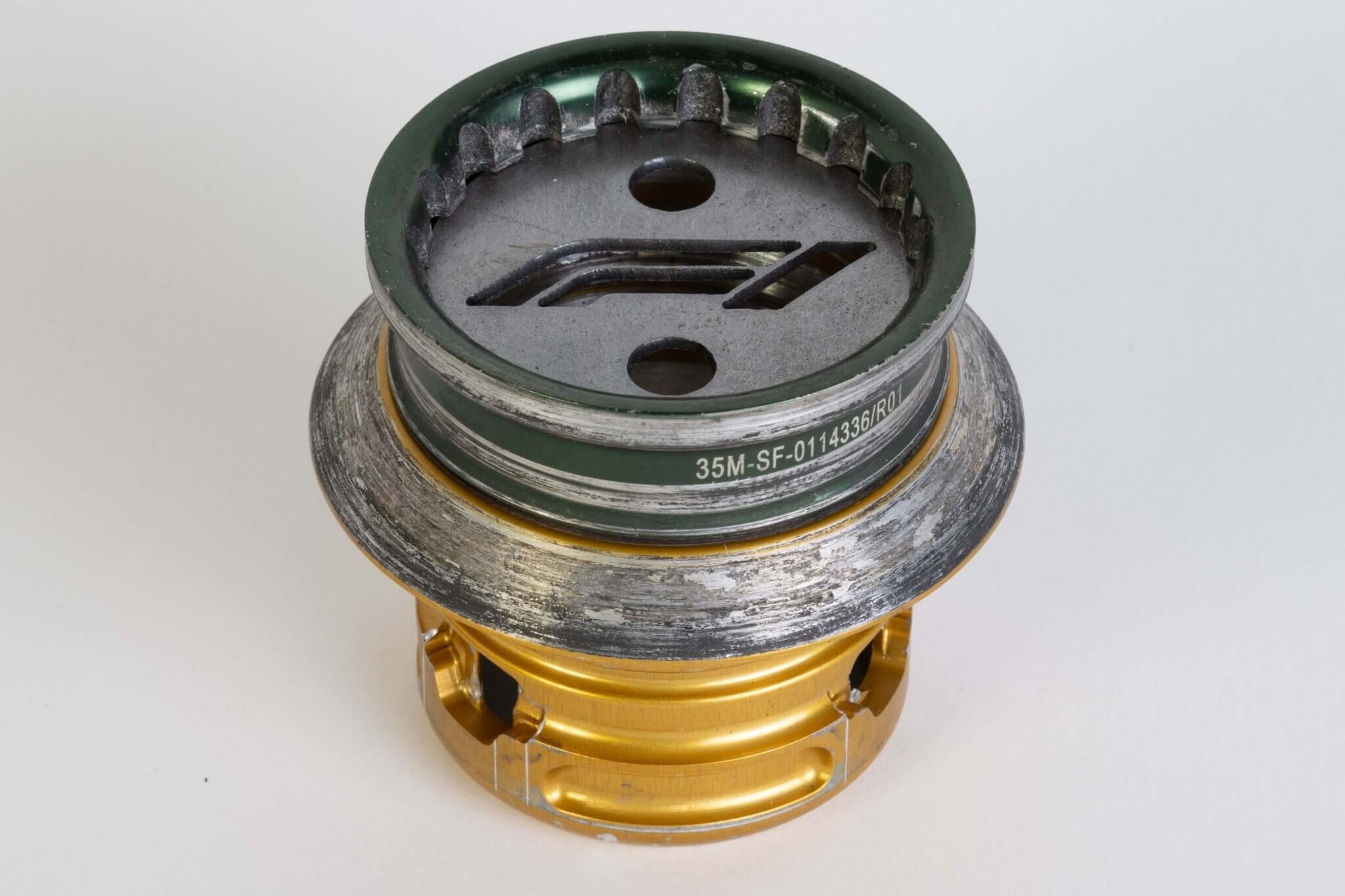 Gold Formula 1 Front Wheel Nut Pen Holder Automotive Art - Ben's Auto Decor