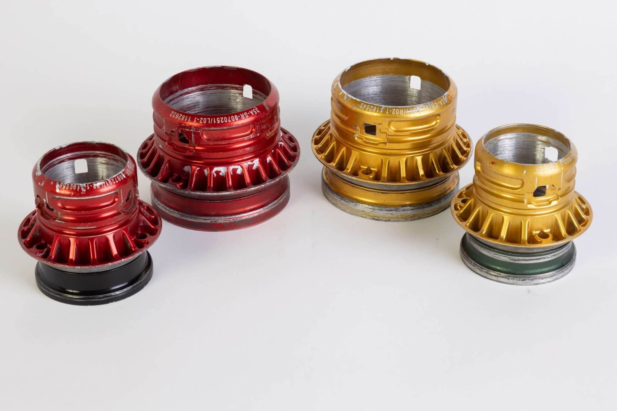 Gold Formula 1 Front Wheel Nut Pen Holder Automotive Art - Ben's Auto Decor