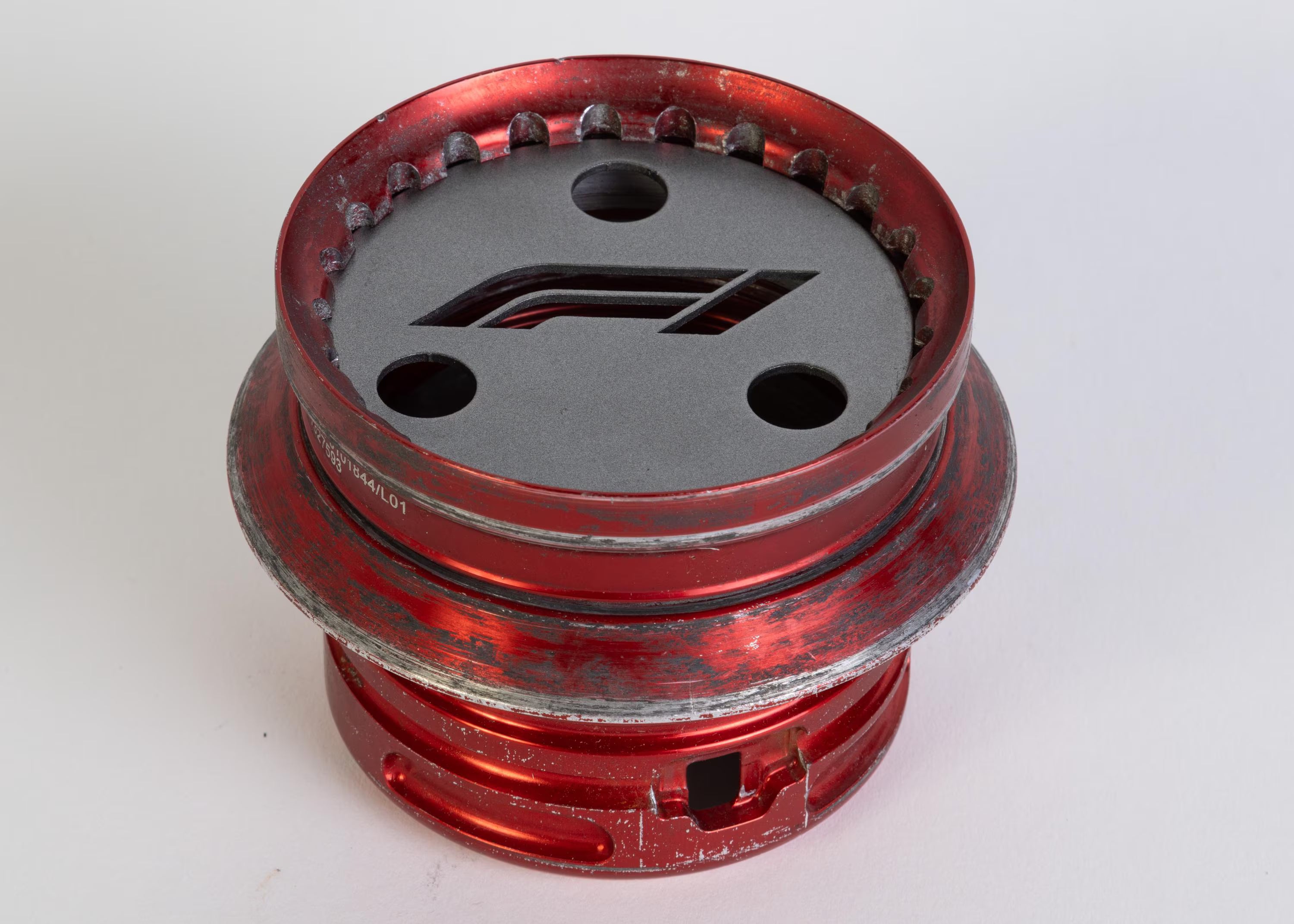 McLaren F1 Wheel Nut Pen Holder - Red Formula One Desk Decor