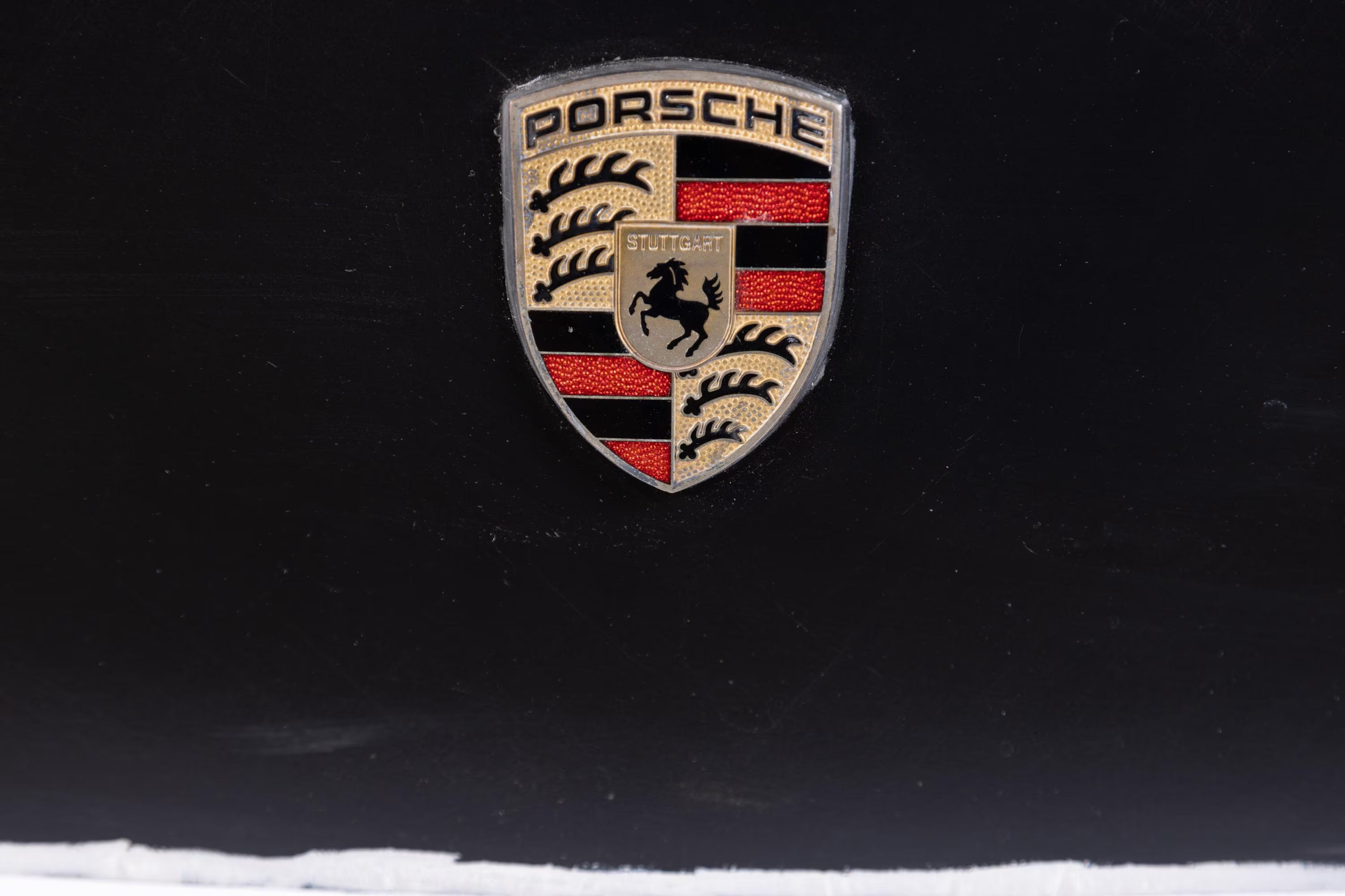 Porsche 911 Hood Art - Hand-Painted Automotive Artwork, Unique Piece 'GULP'