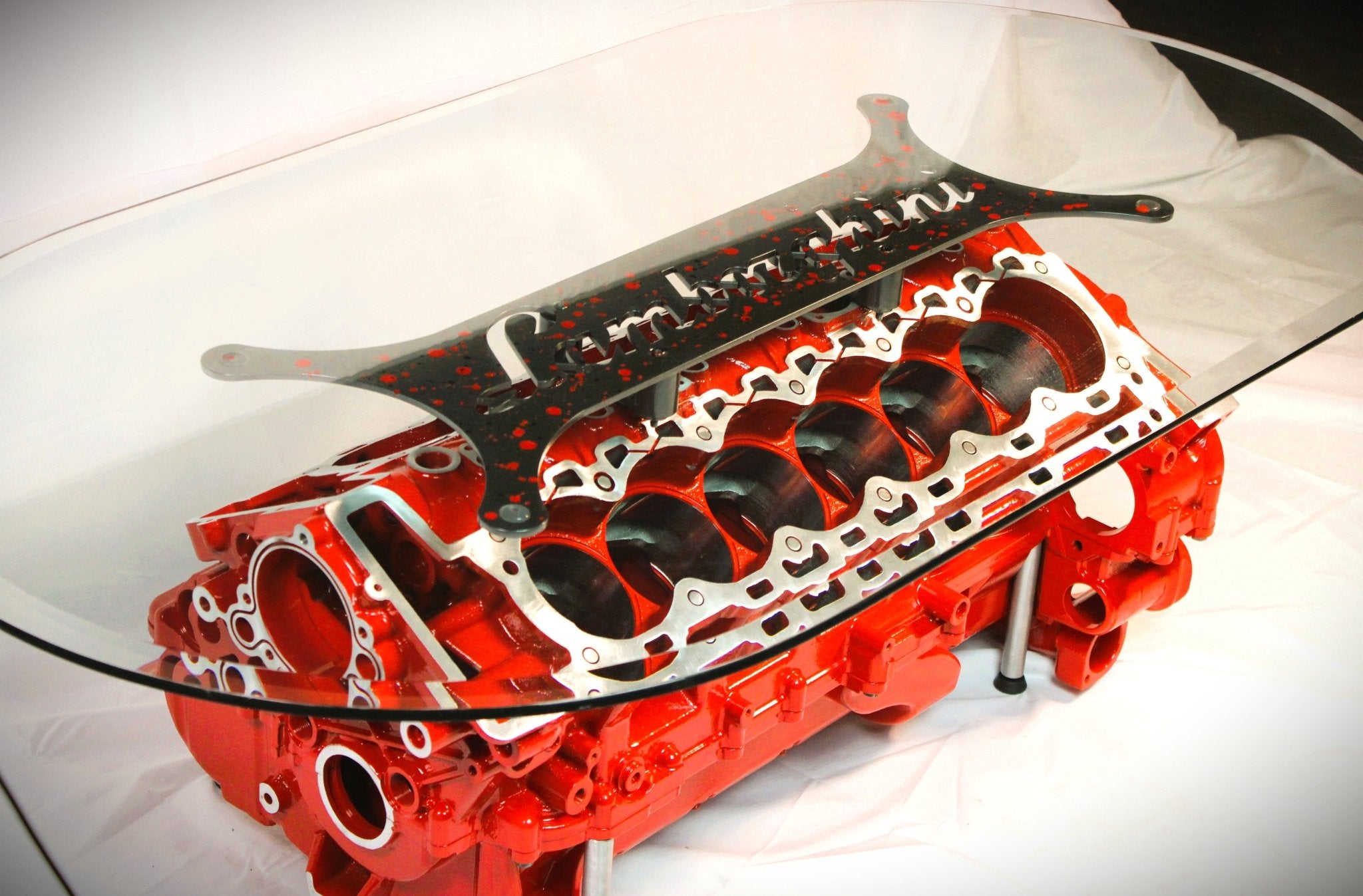 Lamborghini Aventador V12 Engine Table - Ben's Auto Decor