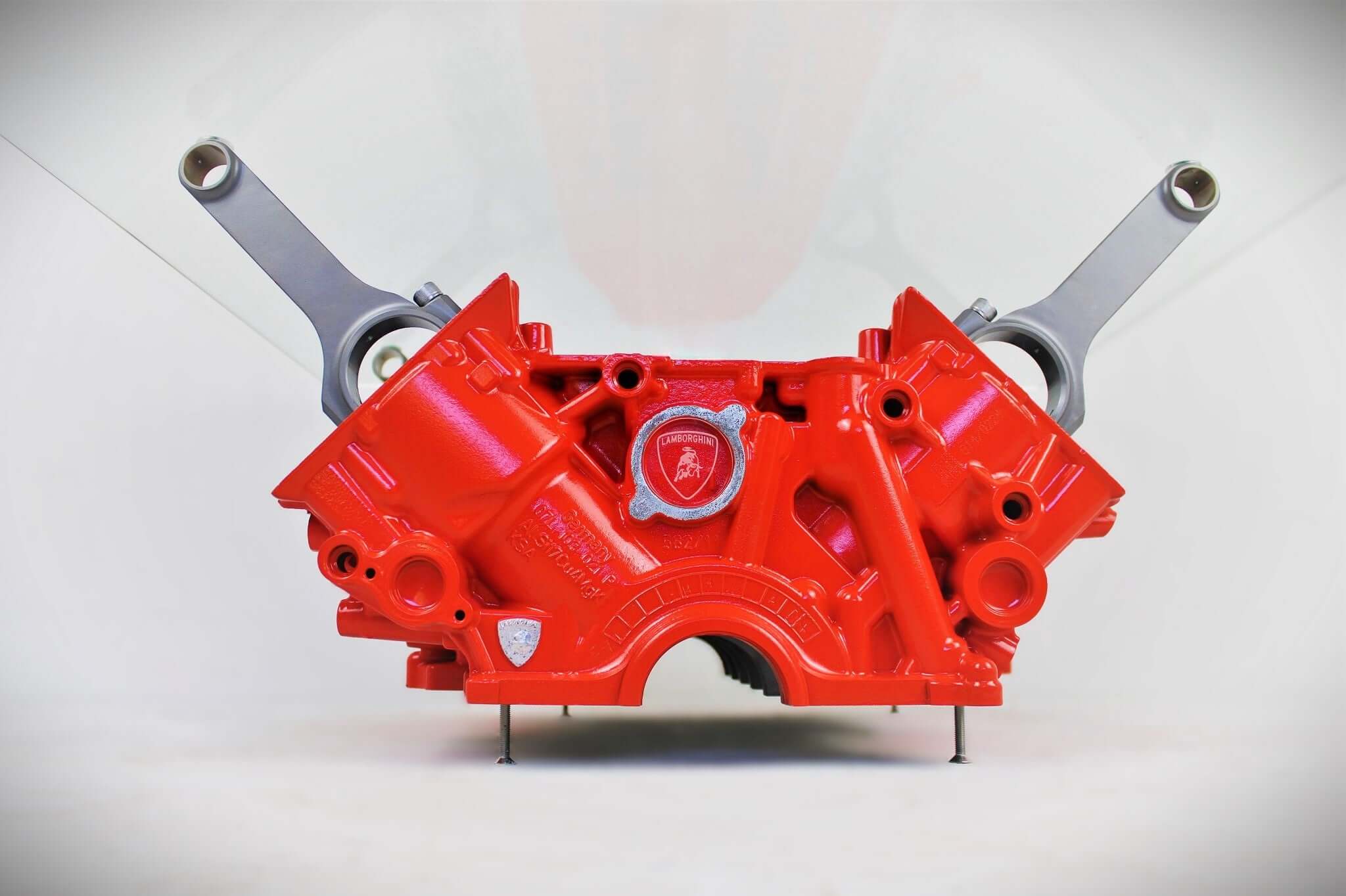 Lamborghini Gallardo V10 Engine Block Coffee Table - Unique Man Cave F