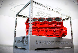 Luxury Engine Coffee Table with Rotating Motor & LED Lights – Le Mans Racing Engine, Limited Edition Racing Decor - Ben's Auto Decor