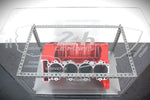 Load image into Gallery viewer, Luxury Engine Coffee Table with Rotating Motor &amp; LED Lights – Le Mans Racing Engine, Limited Edition Racing Decor - Ben&#39;s Auto Decor
