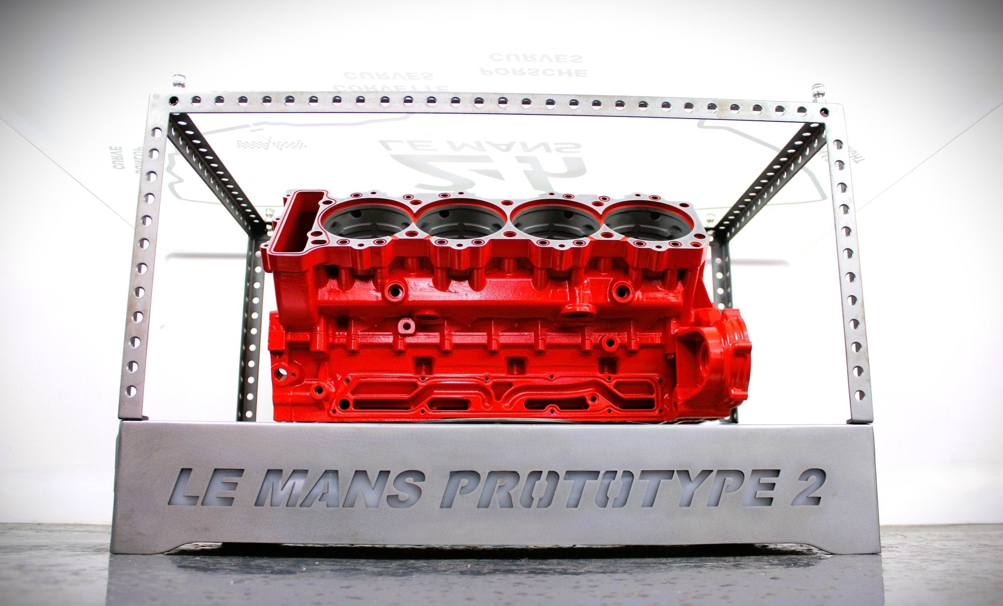 Luxury Engine Coffee Table with Rotating Motor & LED Lights – Le Mans Racing Engine, Limited Edition Racing Decor - Ben's Auto Decor