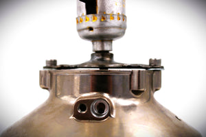 McLaren Clutch Housing Lamp - Formula 1 Car Parts Lamp, Steampunk Lamp, Automotive Decor - Ben's Auto Decor