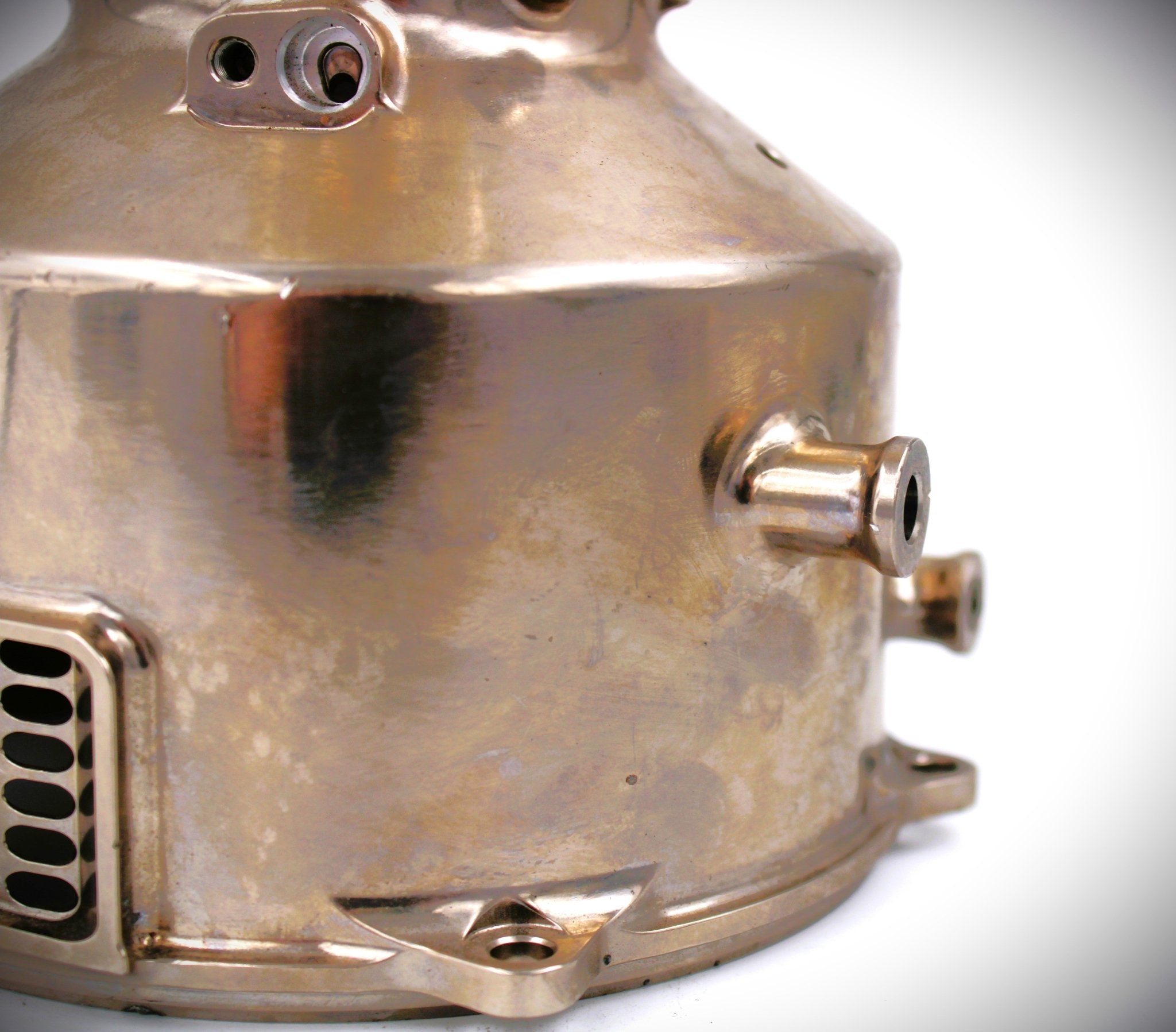 McLaren Clutch Housing Lamp - Formula 1 Car Parts Lamp, Steampunk Lamp, Automotive Decor - Ben's Auto Decor