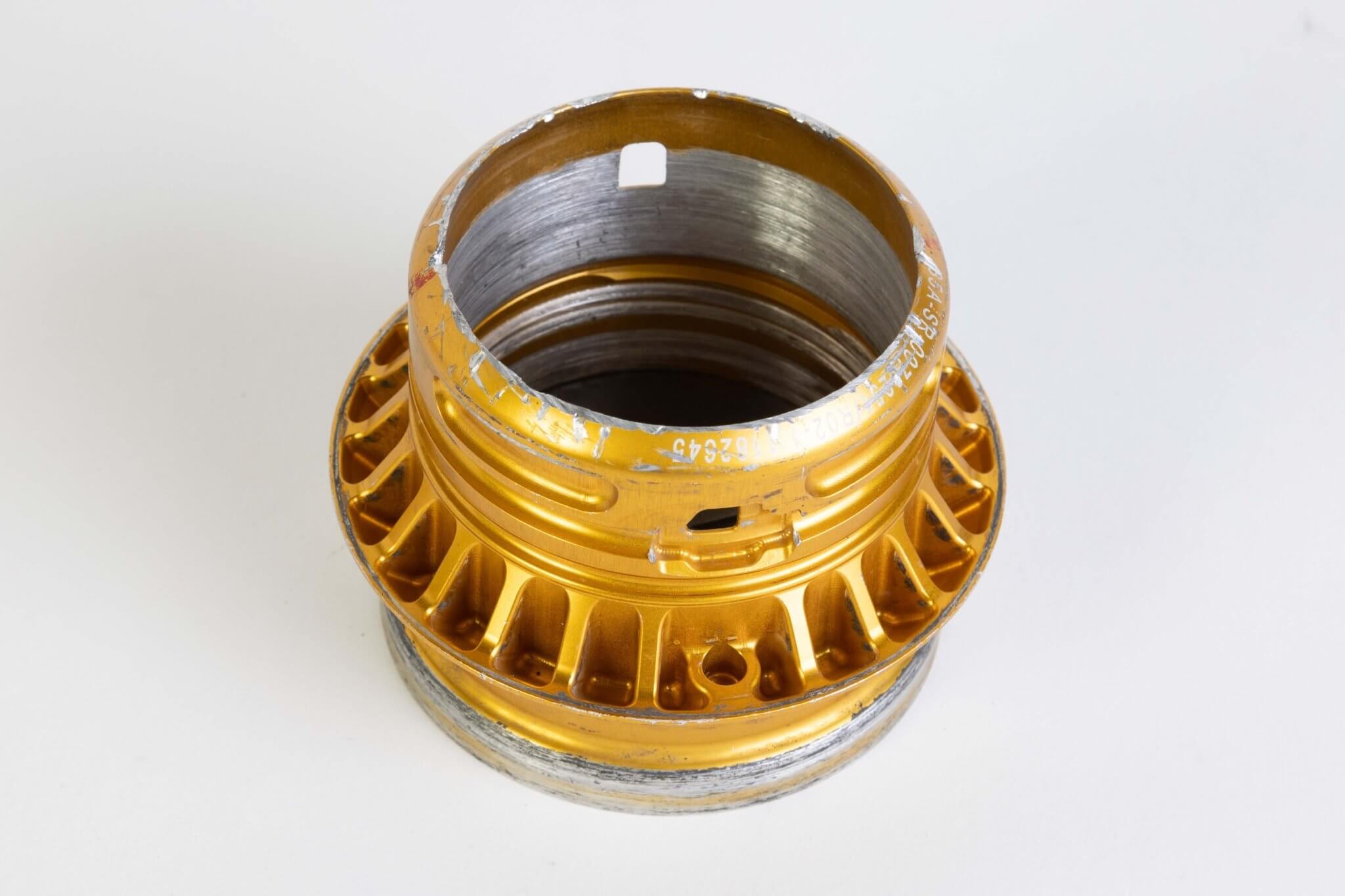 McLaren F1 Rear Wheel Nut Pen Holder - Gold Formula One Desk Decor - Ben's Auto Decor