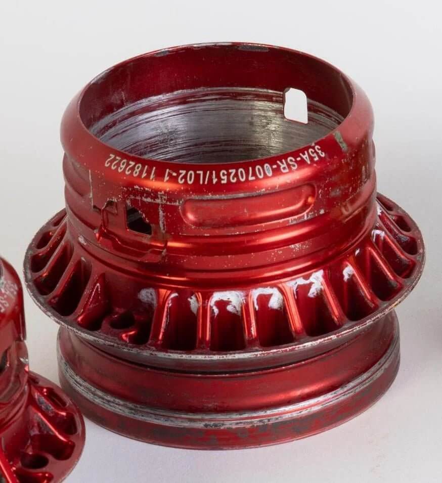 McLaren F1 Rear Wheel Nut Pen Holder - Red Formula One Desk Decor - Ben's Auto Decor